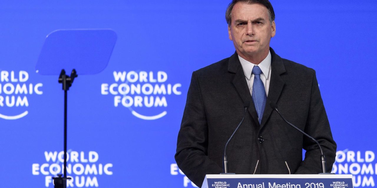 “Somos o país que mais preserva o meio ambiente”, diz Bolsonaro em Davos